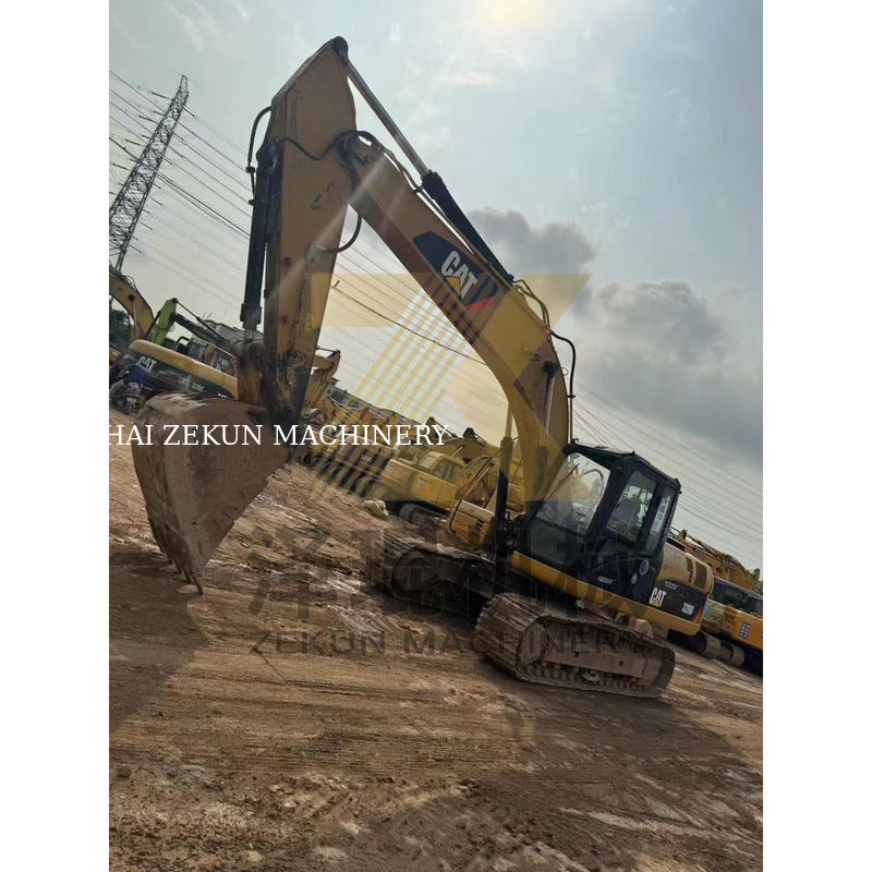เครื่องขุด Cat 320D มือสองในญี่ปุ่น น้ําหนักเครื่อง 20000 กิโลกรัม สภาพดี