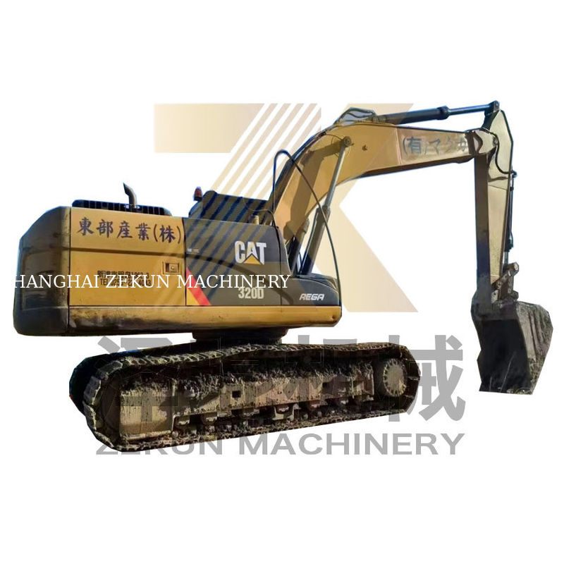 ดี 20 ตัน ใช้ CAT 320D 320DL พลอย Crawler Excavator 1.35m3 ถัง