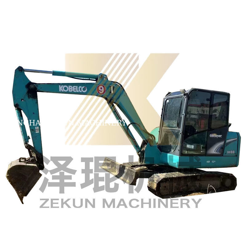 6 ตันใช้ Kobelco SK60-3/5/8/10 รถขุดขนาดเล็กที่มีเครื่องยนต์ Yanmar ในสภาพดี