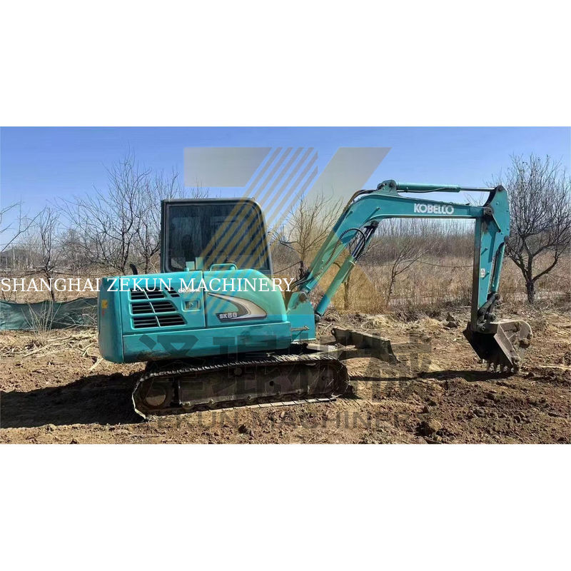 6 ตันใช้ Kobelco SK60-3/5/8/10 รถขุดขนาดเล็กที่มีเครื่องยนต์ Yanmar ในสภาพดี