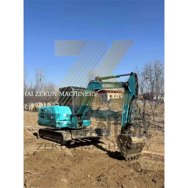 6 ตันใช้ Kobelco SK60-3/5/8/10 รถขุดขนาดเล็กที่มีเครื่องยนต์ Yanmar ในสภาพดี