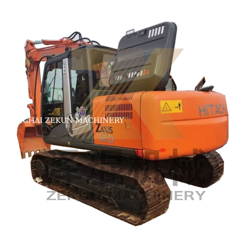 ใช้ Hitachi ZX120-3 เครื่องขุด Crawler ด้วยปั๊มไฮดรอลิกเดิมในและ 93 KW