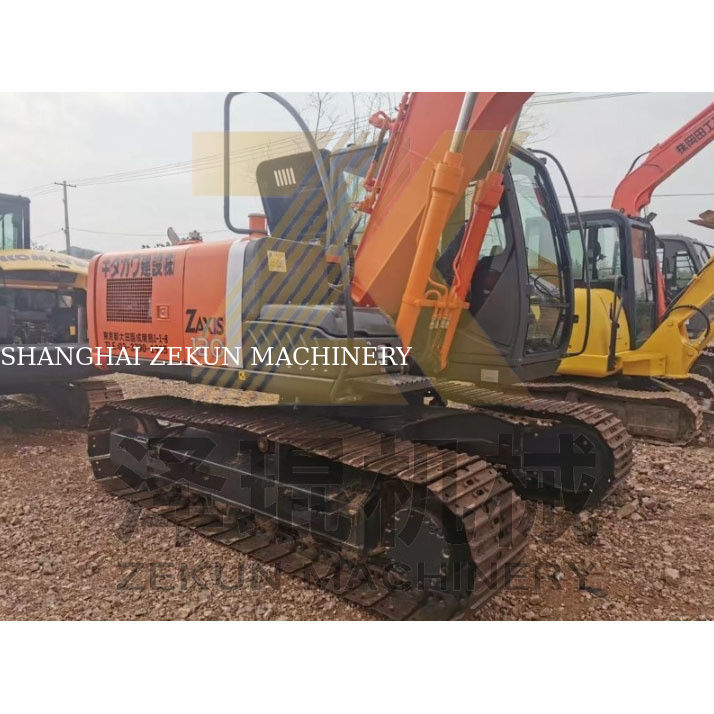 ใช้ Hitachi ZX120-3 เครื่องขุด Crawler ด้วยปั๊มไฮดรอลิกเดิมในและ 93 KW