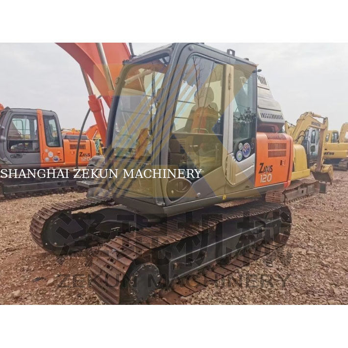 ใช้ Hitachi ZX120-3 เครื่องขุด Crawler ด้วยปั๊มไฮดรอลิกเดิมในและ 93 KW