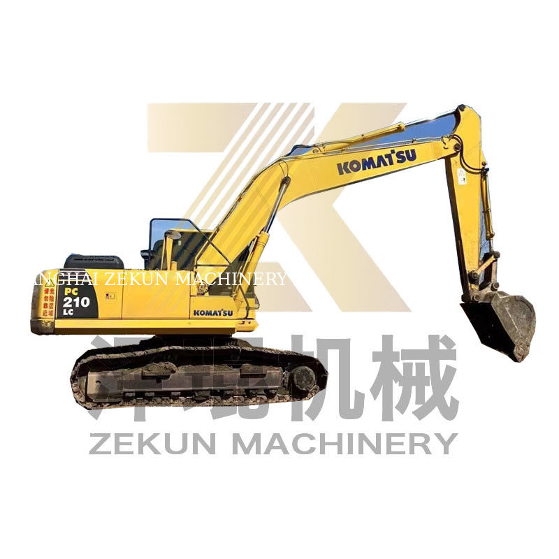 Komatsu PC210-8 PC210-8M0 เครื่องขุด 21 ตันในเซี่ยงไฮ้ 4001-6000 ชั่วโมงการทํางาน