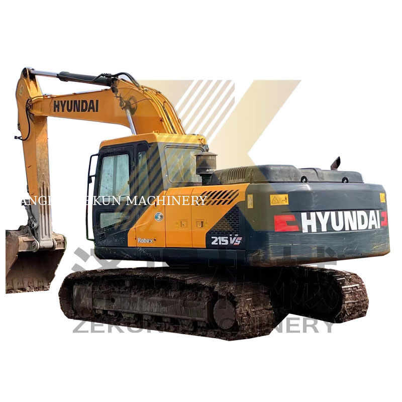 21000 กิโลกรัม น้ําหนักเครื่องยนต์ Cummins เครื่องขุด Hyundai 215-9T 215-9S ที่เซี่ยงไฮ้