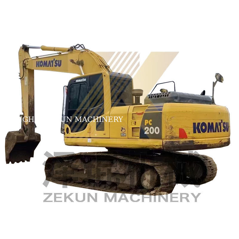 มือสอง PC200-7 Komatsu PC200-7 เครื่องขุดขยะในเซี่ยงไฮ้ PC-200-8M0 2019
