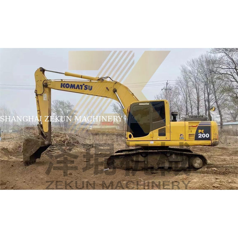 มือสอง PC200-7 Komatsu PC200-7 เครื่องขุดขยะในเซี่ยงไฮ้ PC-200-8M0 2019