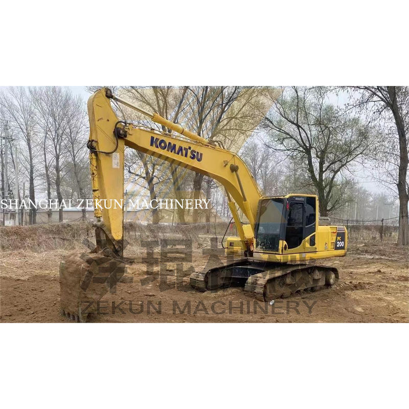 มือสอง PC200-7 Komatsu PC200-7 เครื่องขุดขยะในเซี่ยงไฮ้ PC-200-8M0 2019