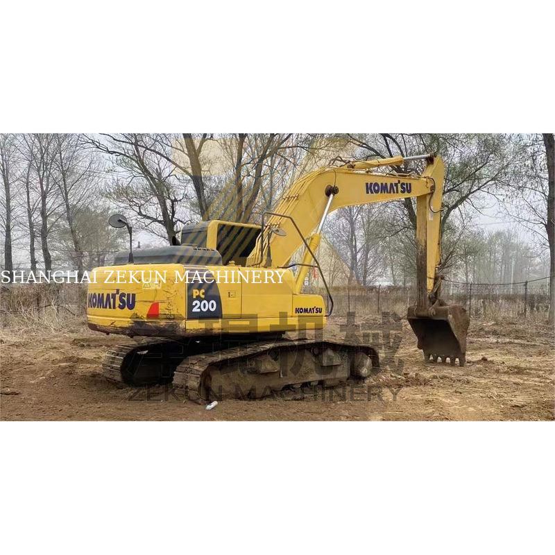 มือสอง PC200-7 Komatsu PC200-7 เครื่องขุดขยะในเซี่ยงไฮ้ PC-200-8M0 2019