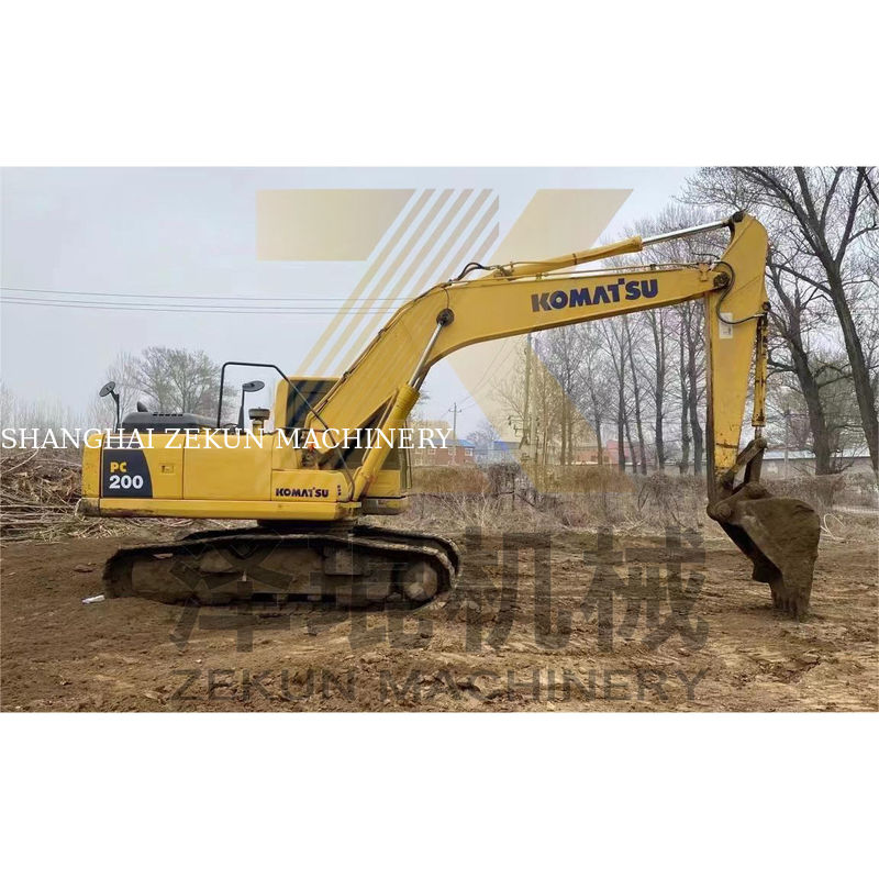มือสอง PC200-7 Komatsu PC200-7 เครื่องขุดขยะในเซี่ยงไฮ้ PC-200-8M0 2019