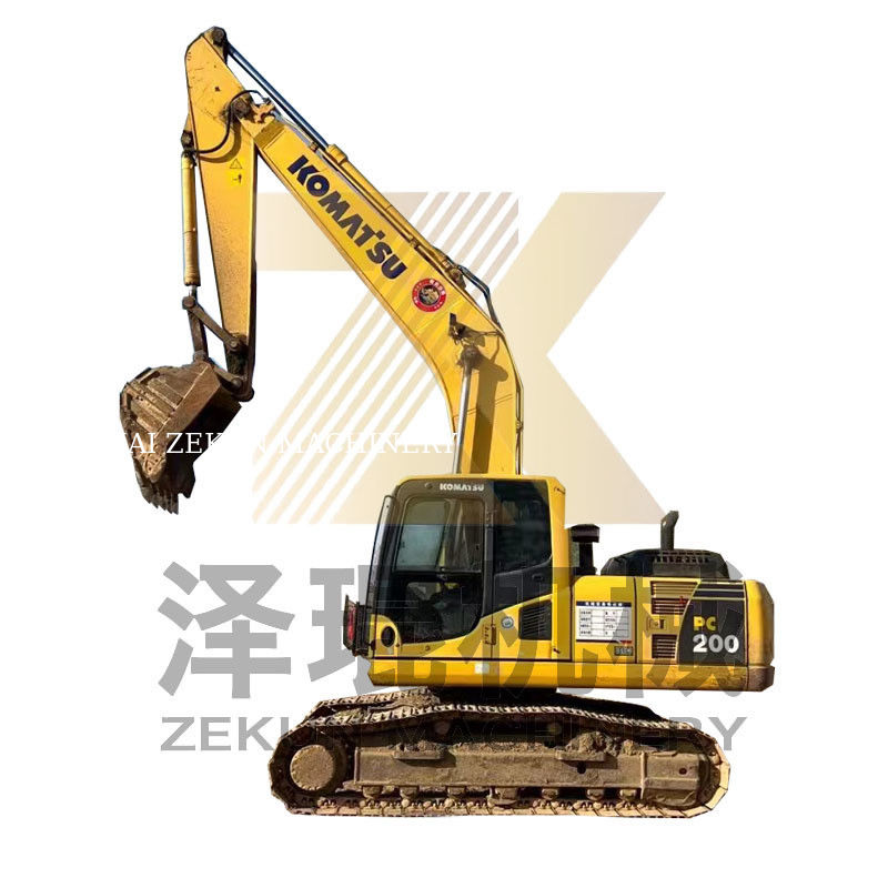 โคมาตซู 16T PC110-7 PC200-7 PC200-8MO Loader 200 มือสองที่มีน้ําหนักการทํางานต่ํา