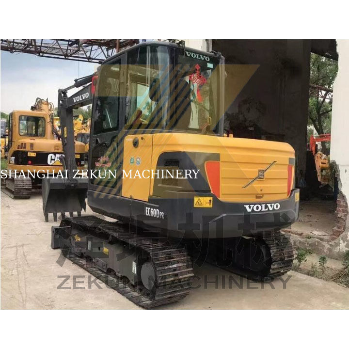เครื่องขุดขนาดเล็ก Volvo EC55 EC60 ที่ใช้วาล์วไฮดรอลิกอื่น ๆ มีเวลาทํางานต่ํา