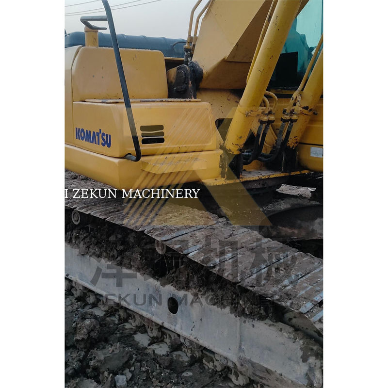 Komatsu PC200-7 PC200-8N1 เครื่องขุด Crawler Excavator Digger ที่มีเครื่องยนต์ 110KW ในเซี่ยงไฮ้