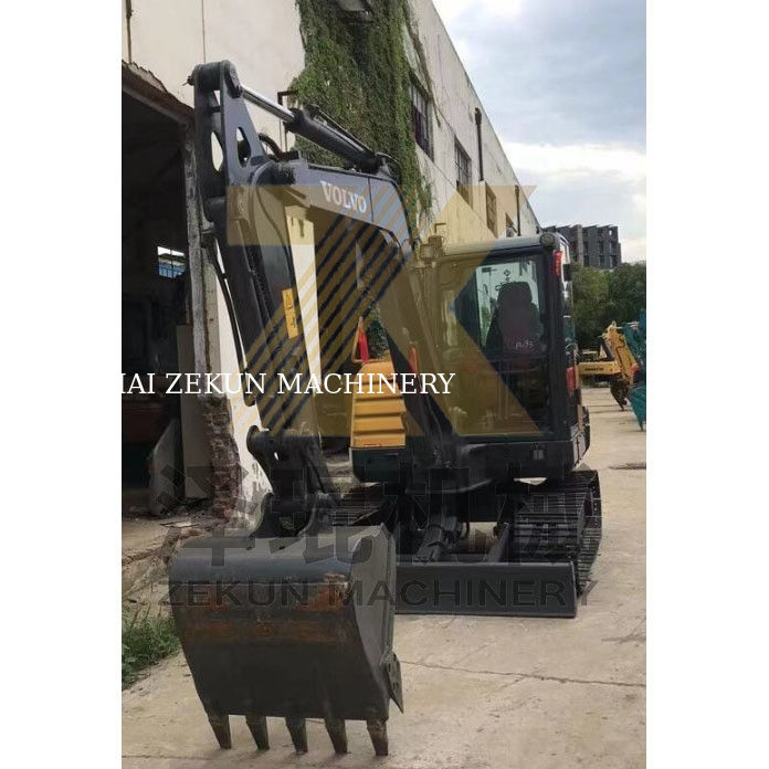 เครื่องขุดขนาดเล็ก Volvo EC55 EC60 ที่ใช้วาล์วไฮดรอลิกอื่น ๆ มีเวลาทํางานต่ํา
