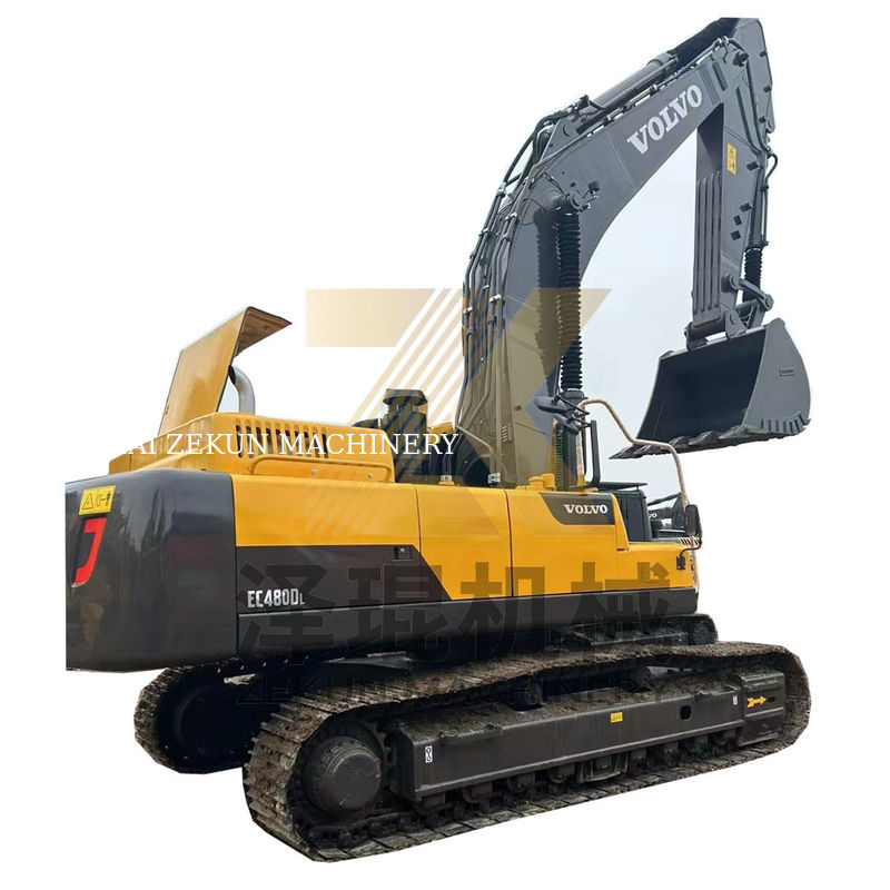 48000 KG เครื่องขุด Volvo EC380D EC480D EC480DL ที่ใช้ในเซี่ยงไฮ้
