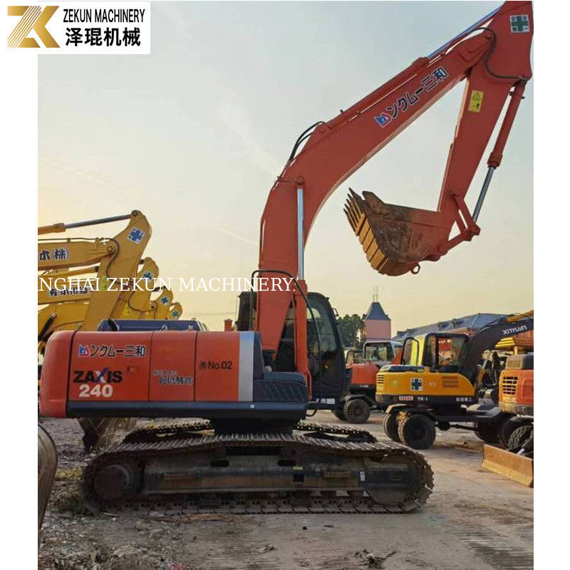 24 ตัน ใช้ฮิตาชิ ZX240 Excavator วาล์วไฮดรอลิกเดิม 132KW ZX60 ZX70 ZX120