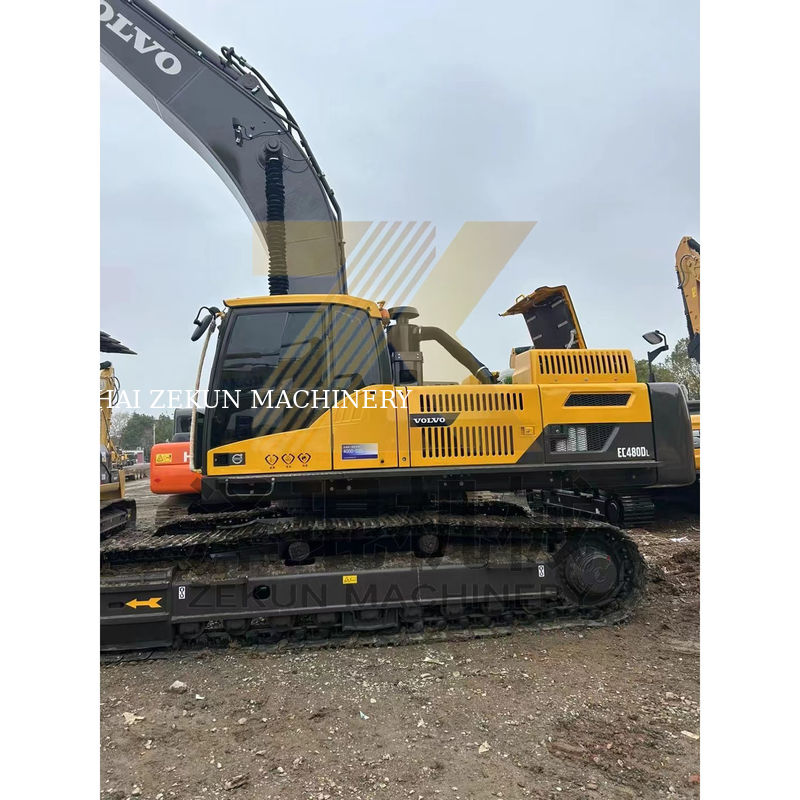 48000 KG เครื่องขุด Volvo EC380D EC480D EC480DL ที่ใช้ในเซี่ยงไฮ้