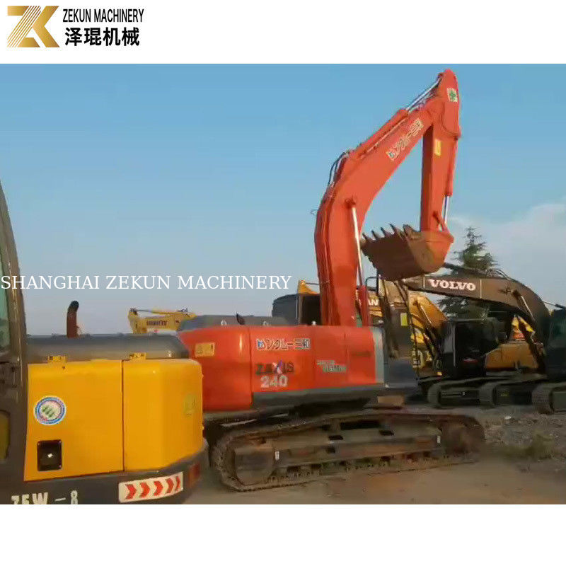 24 ตัน ใช้ฮิตาชิ ZX240 Excavator วาล์วไฮดรอลิกเดิม 132KW ZX60 ZX70 ZX120