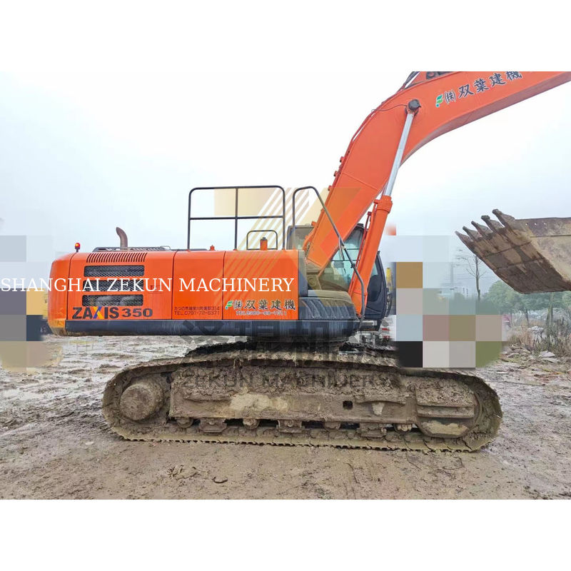 1.5 CBM Bucket Used Hitachi ZX350 ZX330-3 ZX350-3 ZX350H Excavator พร้อมเครื่องยนต์ ISUZU