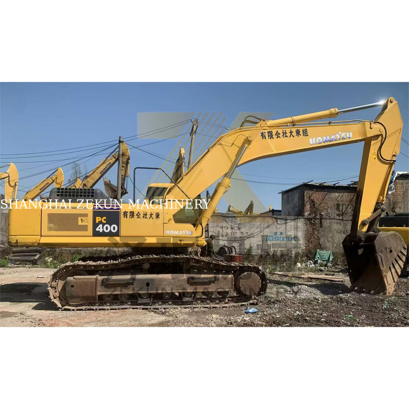 น้ําหนักการทํางาน 41.4TON Komatsu PC400-7 เครื่องขุดคลานด้วยปี 2014 2015 2019