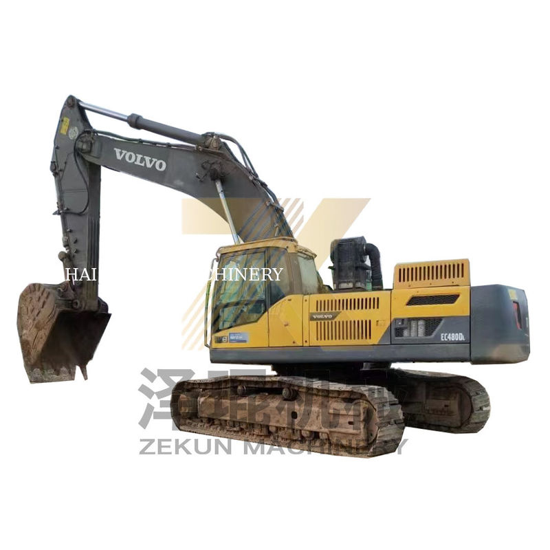 เครื่องขุดคลาน Volvo EC480D EC480DL ปี 2019 ที่ใช้ในเซี่ยงไฮ้ 4001-6000 ชั่วโมงทํางาน