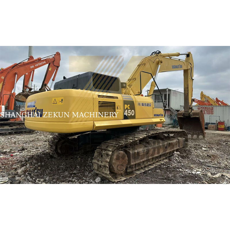 เครื่องขุด Komatsu PC450-8 ที่ใช้กันหลายประการ พร้อม Xilanh แบบ 2023 ของญี่ปุ่นเดิม