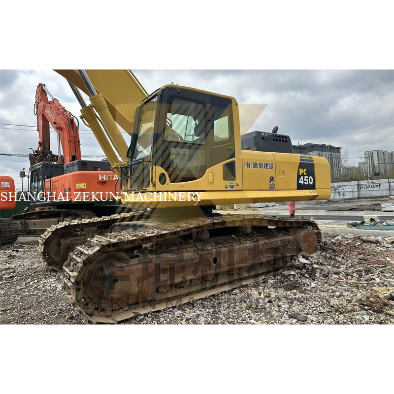 เครื่องขุด Komatsu PC450-8 ที่ใช้กันหลายประการ พร้อม Xilanh แบบ 2023 ของญี่ปุ่นเดิม