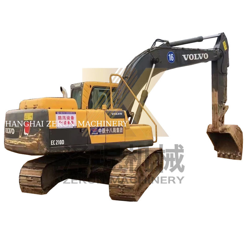 เครื่องขุด Volvo EC200B EC210BLC 240BLC 290BLC D6D EC210 BLC ที่ใช้ในเซี่ยงไฮ้ 21000 KG