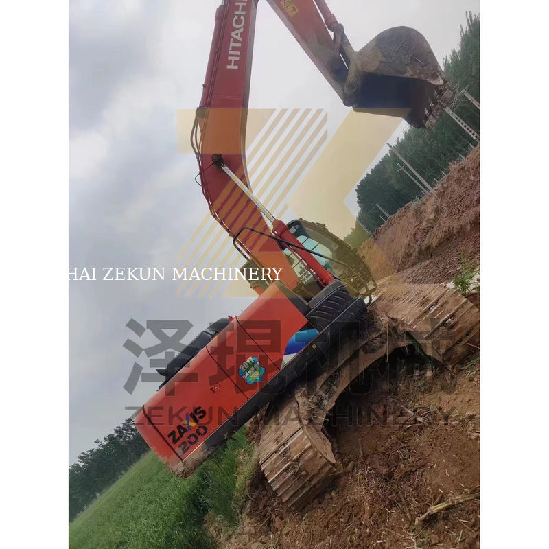 4475 ชั่วโมงทํางานใช้ ฮิตาชิ ZX200 ZX200-3 ZX200-6 เครื่องขุดคลานสําหรับการก่อสร้าง