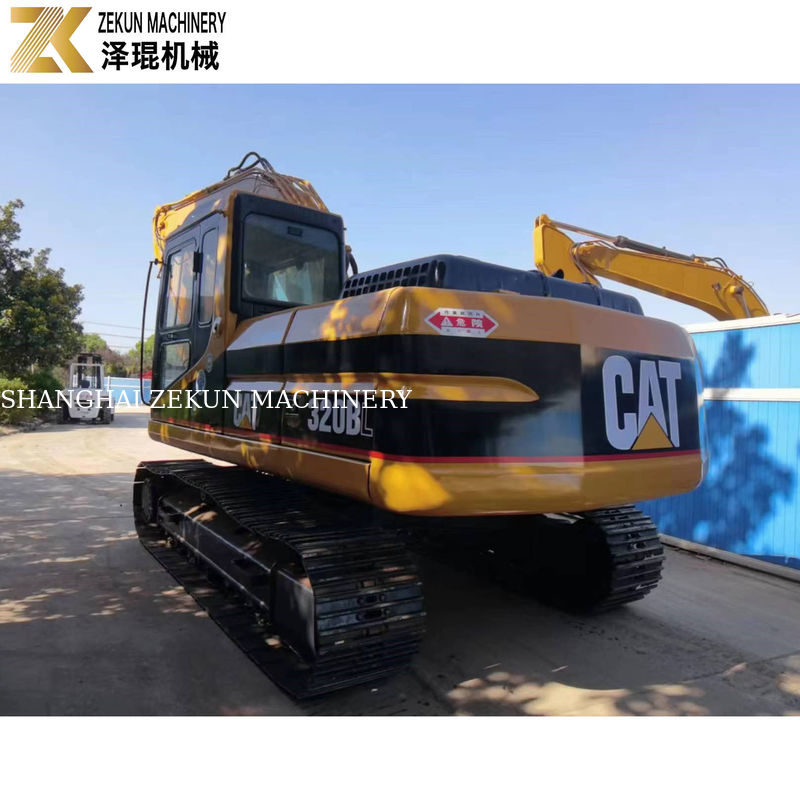 อุปกรณ์ขุด Cat 320 BL ที่ใช้แล้ว ความจุของถัง 0.92 m3 และเวลาทํางาน 2001-4000 ชั่วโมง