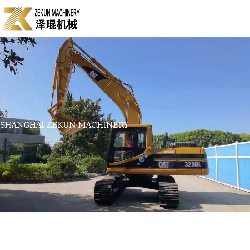 อุปกรณ์ขุด Cat 320 BL ที่ใช้แล้ว ความจุของถัง 0.92 m3 และเวลาทํางาน 2001-4000 ชั่วโมง