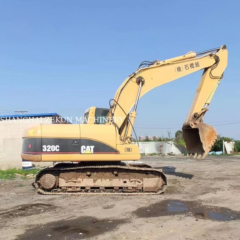ระบบไฮดรอลิกเต็ม ใช้ CAT320C Excavator พลังการขุดสูงสําหรับธุรกิจของคุณ