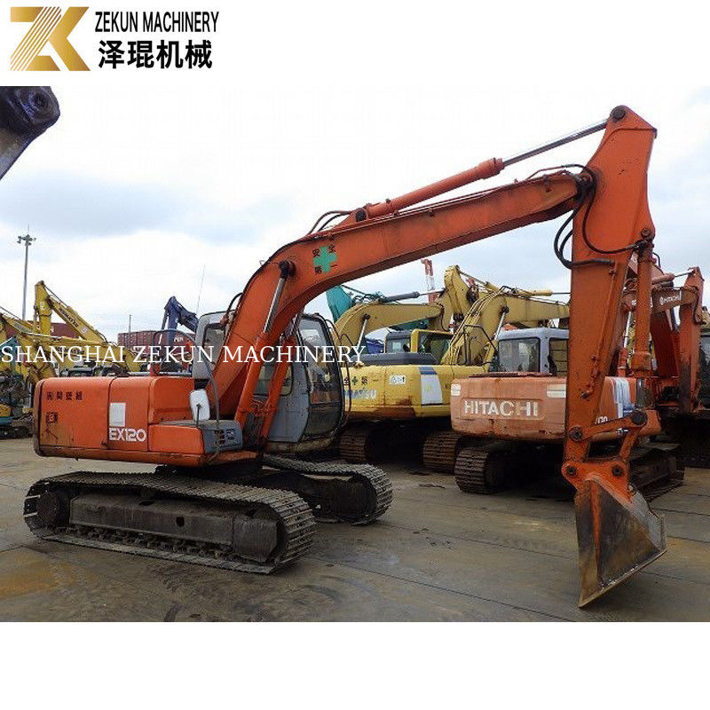 ฮิตาชิ EX120 Excavator EX 120-5 ด้วยเวลาทํางานต่ําและ 11793 KG น้ําหนักเครื่อง 60.5Kw