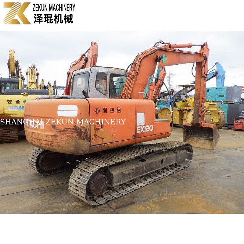 ฮิตาชิ EX120 Excavator EX 120-5 ด้วยเวลาทํางานต่ําและ 11793 KG น้ําหนักเครื่อง 60.5Kw