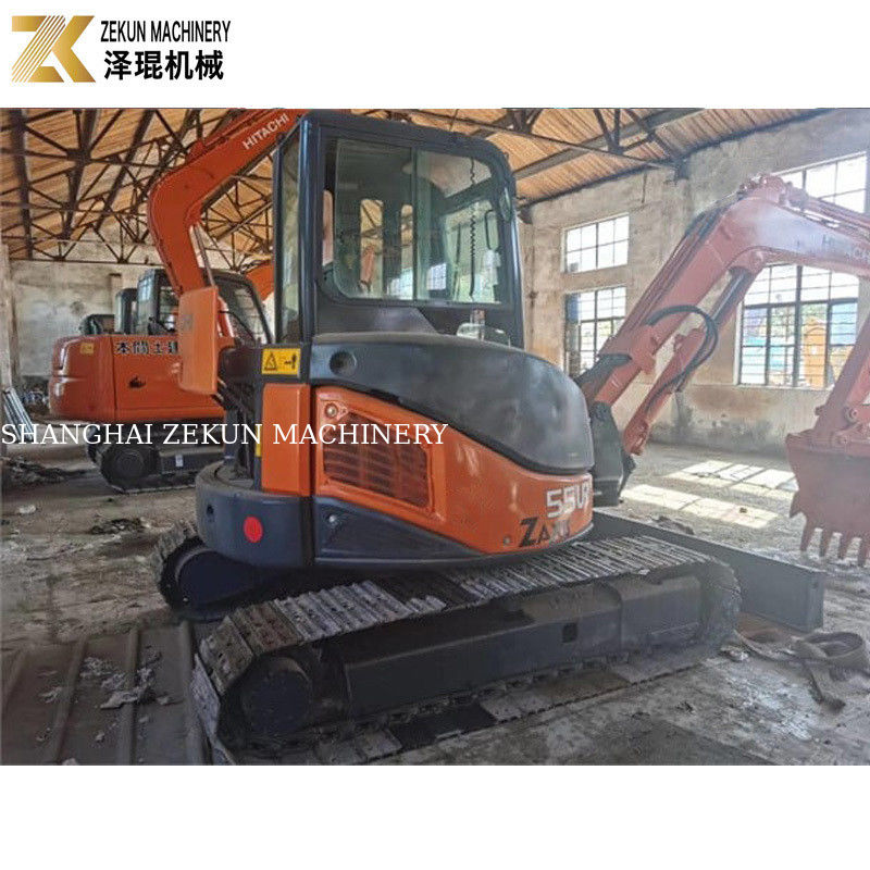 ฮิตาชิ ZX55 มินิ Excavator ใช้ 5.5 ตัน ZX55U ZX55UR กับปั๊มไฮดรอลิกเดิม