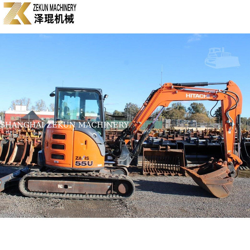 เครื่องขุดแบบเคลื่อนไหว แบบขบวน ฮิตาชิ ZX55-5A ขนาด 0.19m3