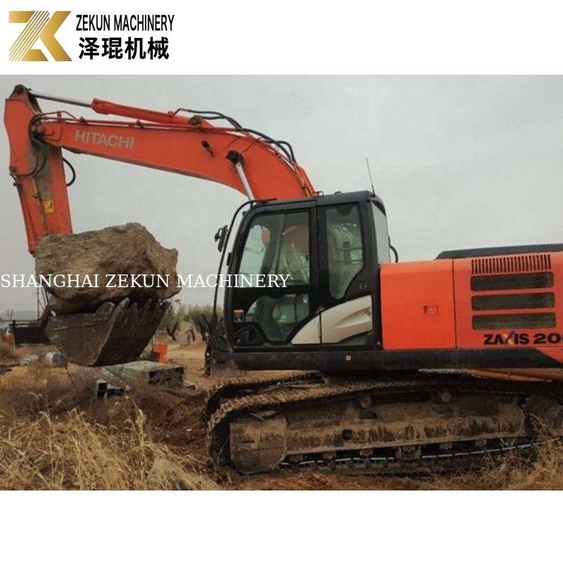 เครื่องขุด 20 ตัน Hitachi Zaxis 200 ใช้ในการขุดโครงการ เครื่องหนัก 19800 กิโลกรัม