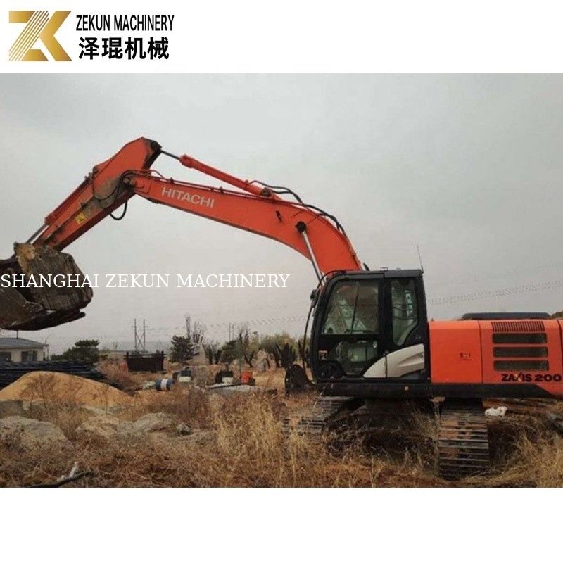 เครื่องขุด 20 ตัน Hitachi Zaxis 200 ใช้ในการขุดโครงการ เครื่องหนัก 19800 กิโลกรัม
