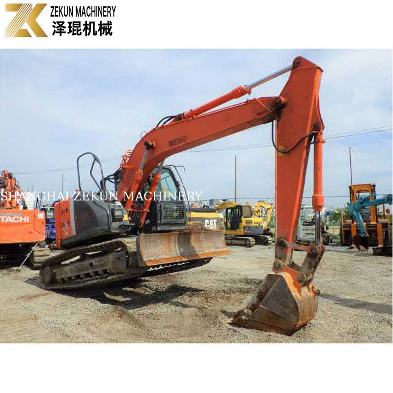 เครื่องขุดฮิตาชิ ZX135US ของญี่ปุ่นเดิม พร้อมปั๊มไฮดรอลิกเดิมและเครือข่าย