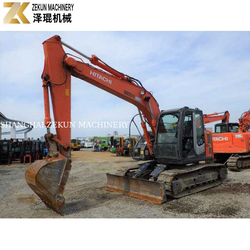 เครื่องขุดฮิตาชิ ZX135US ของญี่ปุ่นเดิม พร้อมปั๊มไฮดรอลิกเดิมและเครือข่าย