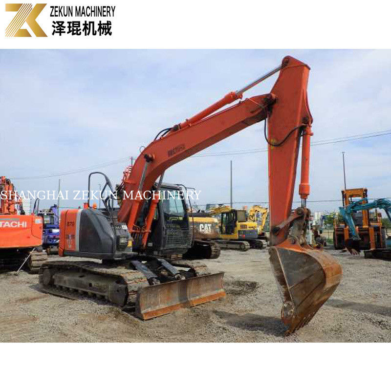 เครื่องขุดฮิตาชิ ZX135US ของญี่ปุ่นเดิม พร้อมปั๊มไฮดรอลิกเดิมและเครือข่าย