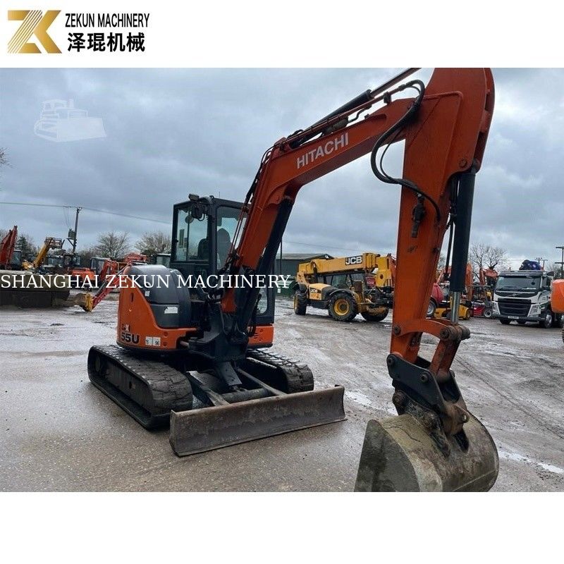 ใช้ฮิตาชิ ZX55U มินิ Excavator ญี่ปุ่นเดิม