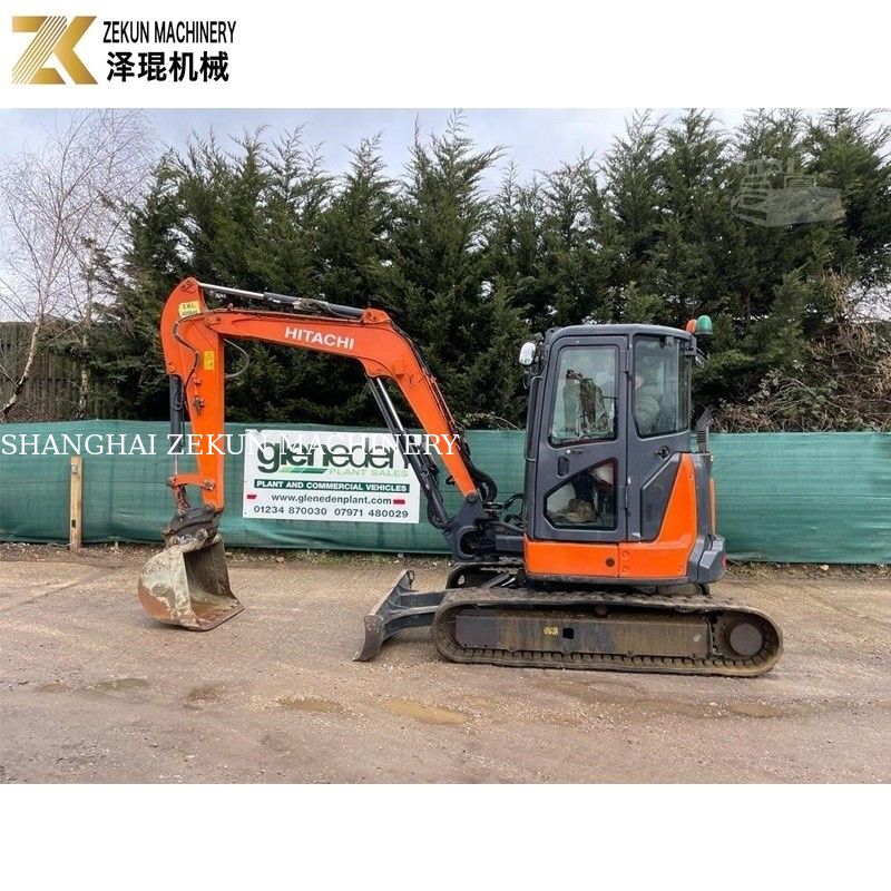 ใช้ฮิตาชิ ZX55U มินิ Excavator ญี่ปุ่นเดิม