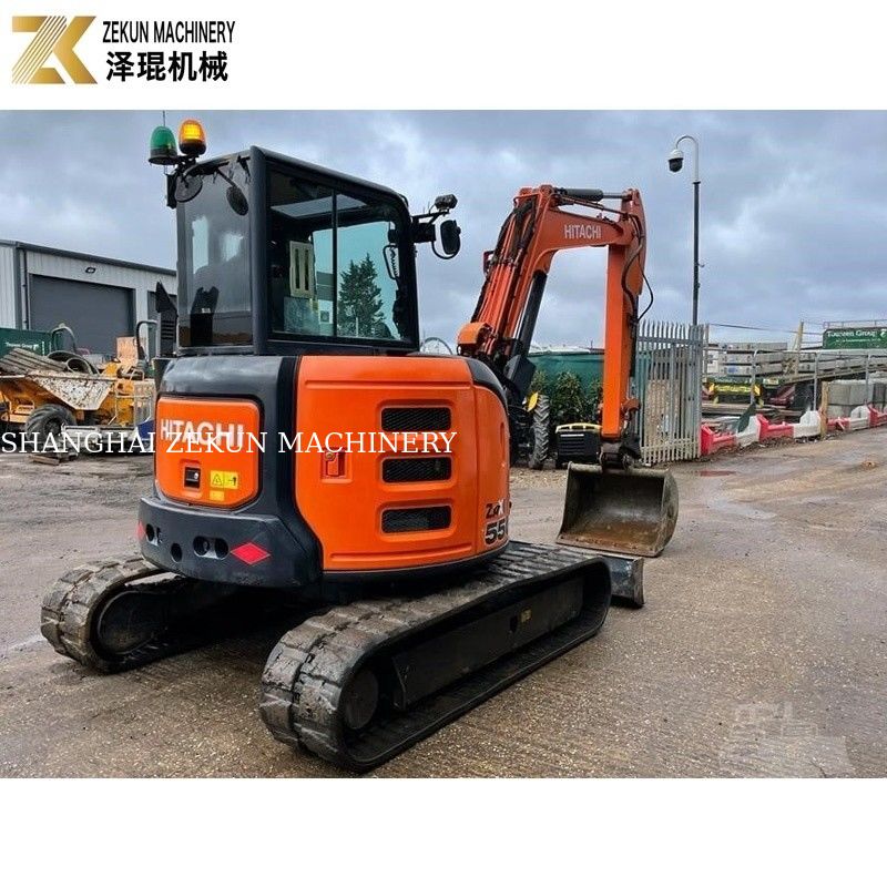 ใช้ฮิตาชิ ZX55U มินิ Excavator ญี่ปุ่นเดิม