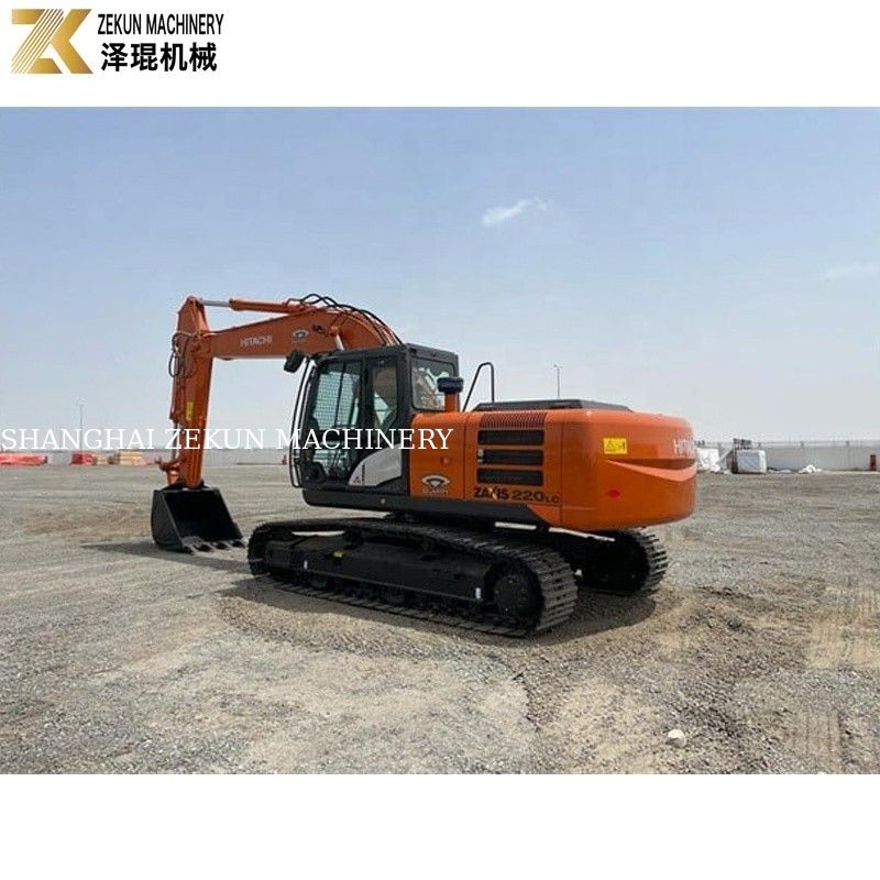 ขนาดกลาง ZX220LC Excavator With สําหรับการก่อสร้างขุด 22 ตันใช้ Hitachi 220