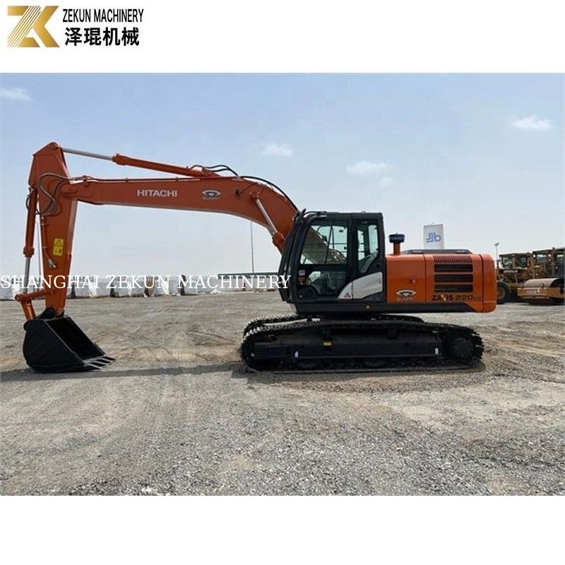 ขนาดกลาง ZX220LC Excavator With สําหรับการก่อสร้างขุด 22 ตันใช้ Hitachi 220