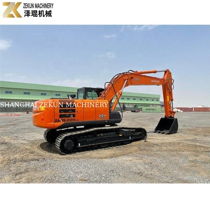 ขนาดกลาง ZX220LC Excavator With สําหรับการก่อสร้างขุด 22 ตันใช้ Hitachi 220
