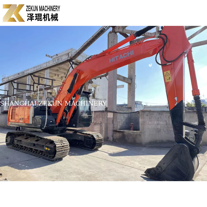ชั่วโมงทํางานต่ํา Hitachi EX 200 Excavator กับปั๊มไฮดรอลิก