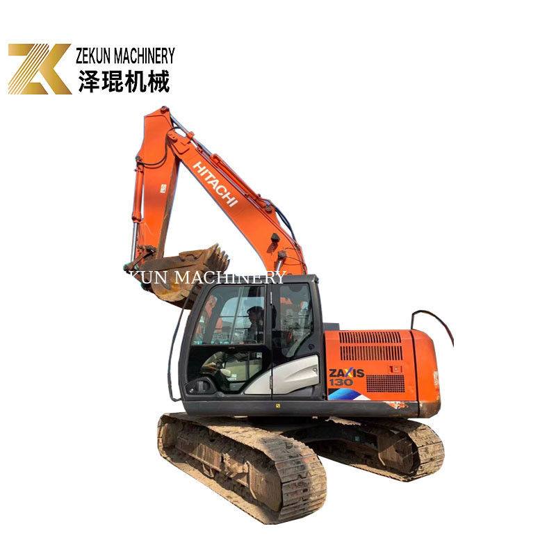 ฮิตาชิ ZX 130-5A Excavator Benne ด้วยเครื่องยนต์เดิมและเวลาทํางานที่ต่ํา